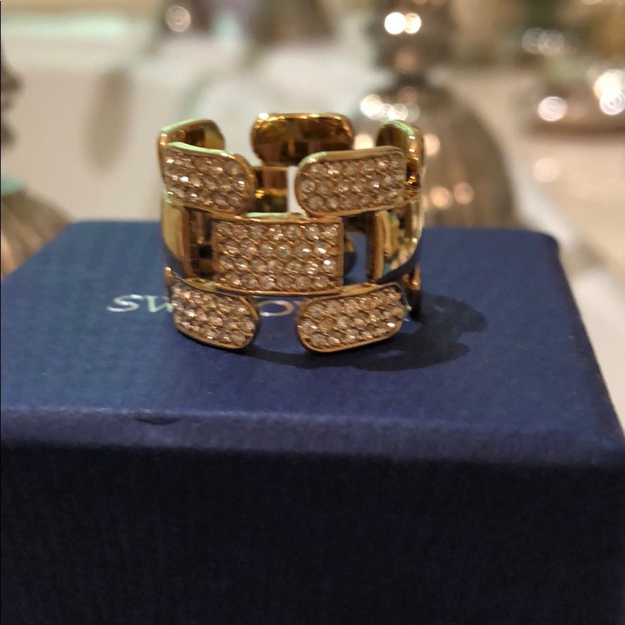 Swarovski Cube Ring
